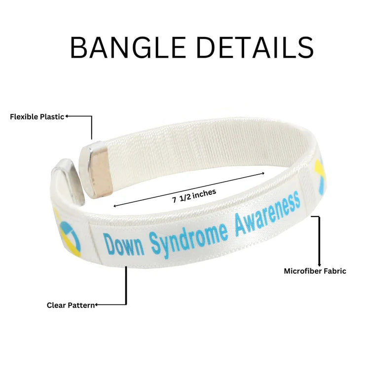 Down Syndrome Awareness Bangle Bracelet