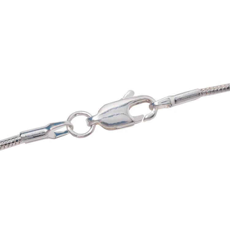 Autism Ribbon Barrel Charm Necklace