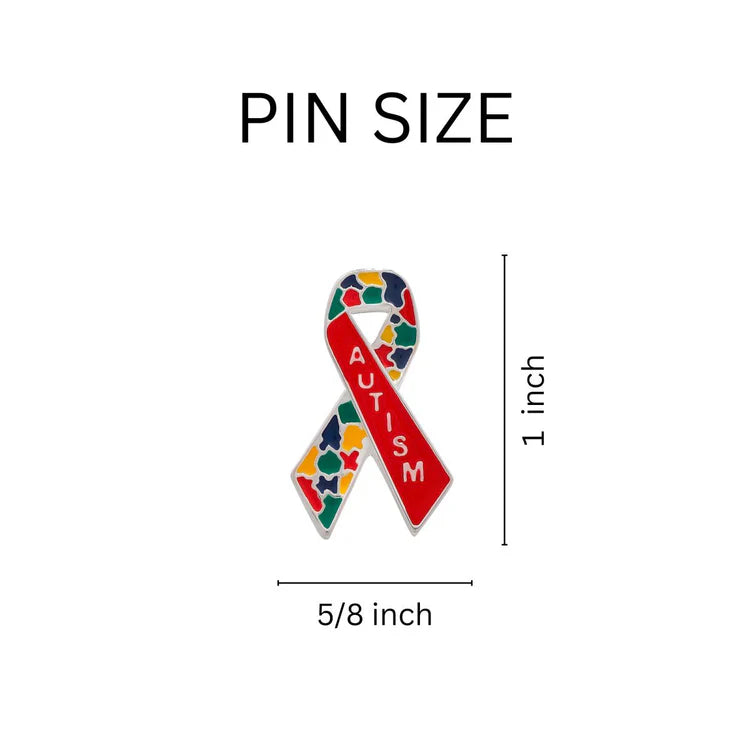 Autism Awareness Ribbon Pin