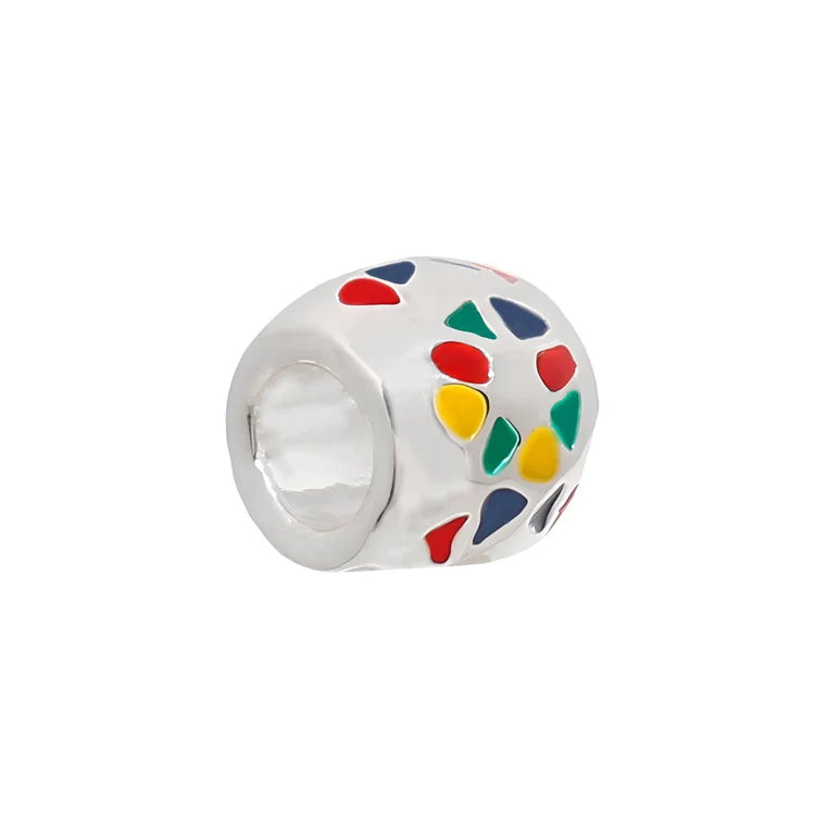 Autism Ribbon Barrel Charm