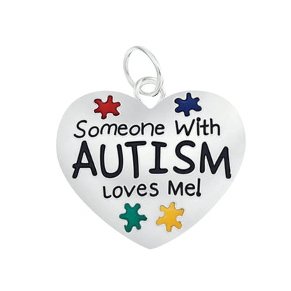 Someone With Autism Loves Me Charm
