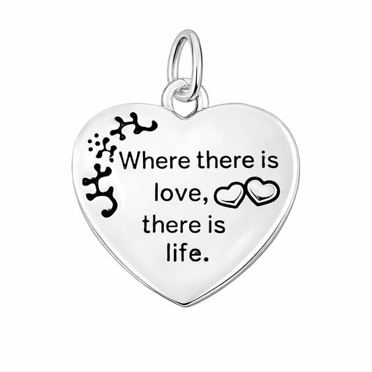 Where There Is Love Awareness Charm