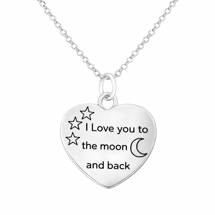 I Love You To The Moon And Back Charm
