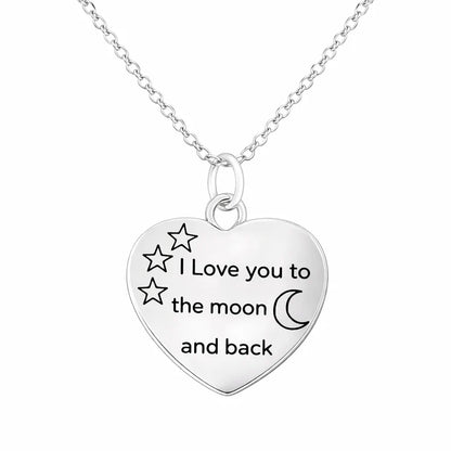 I Love You To The Moon And Back Charm