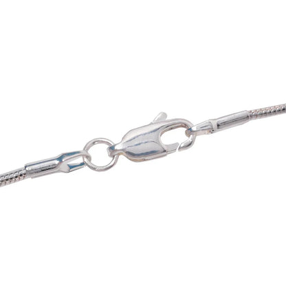 Autism Ribbon Barrel Charm Necklace