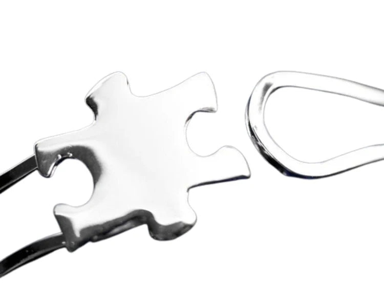 Puzzle Clasp Autism Awareness Bangle