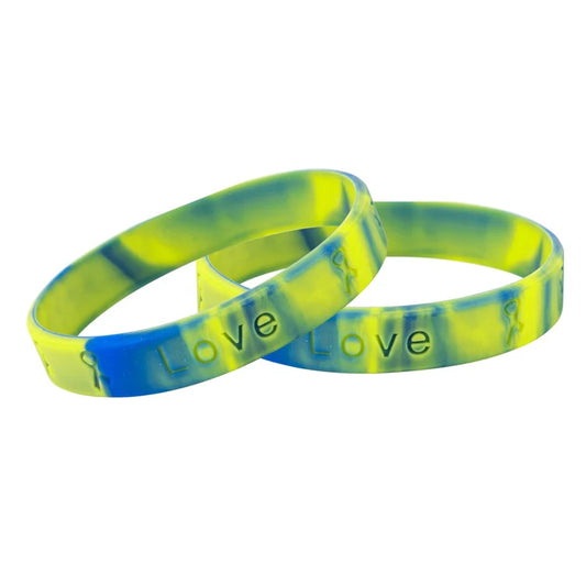 Down Syndrome Silicone Bracelet Wristband