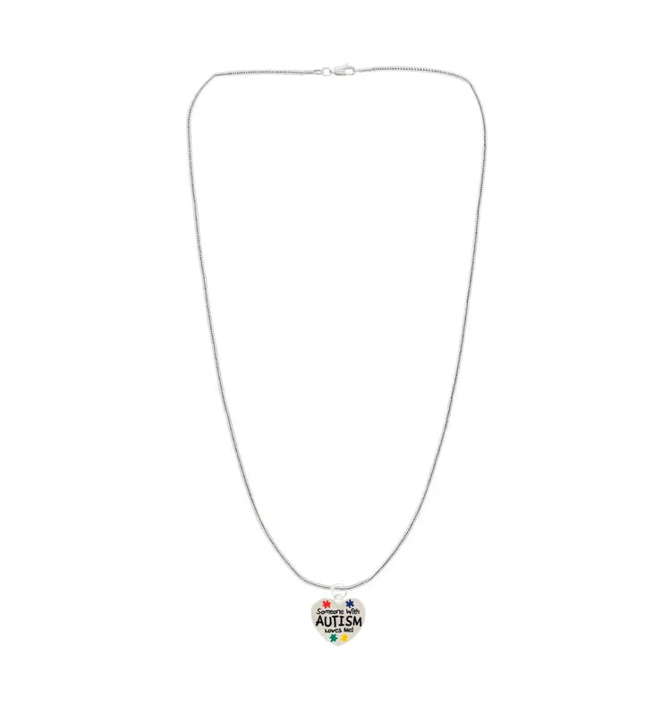 Someone With Autism Loves Me Necklace
